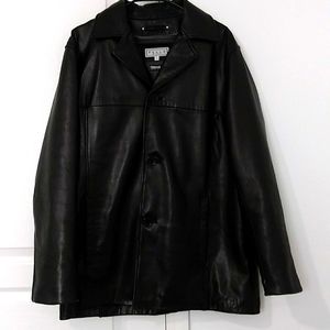 Pelle Studio Black Thinslate Insulated Leather Jacket
